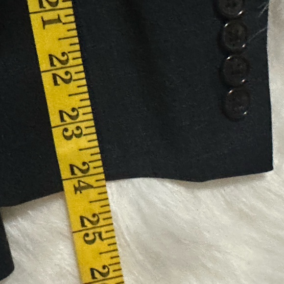 Lauren Ralph Lauren 100% Wool Navy Blazer Size  44S - Picture 10 of 11